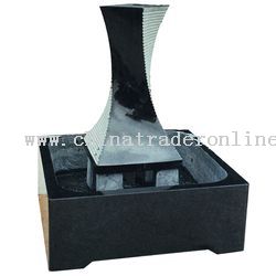 Granite Twisted Square Fountain from China